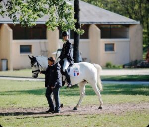 Alexandre Chéret et sa coach Véronique Pruède