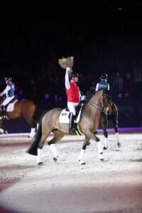 Alexandre Chéret victorieux lors de la battle de dressage du Jumping de Bordeaux 2024